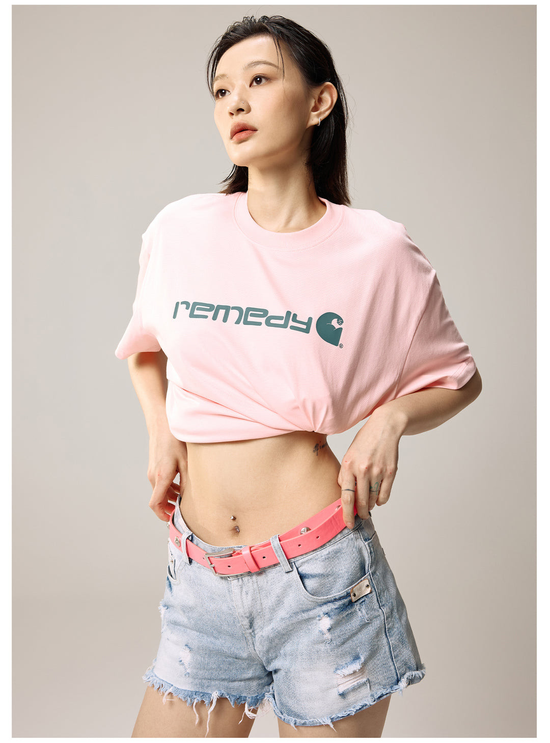 Remedy Biceps Inspired Letter Print Tee | Face 3 Face