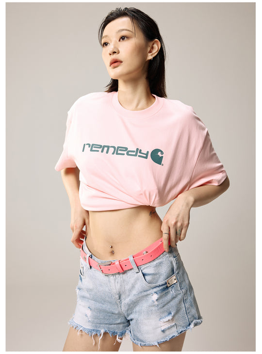 Remedy Biceps Inspired Letter Print Tee | Face 3 Face