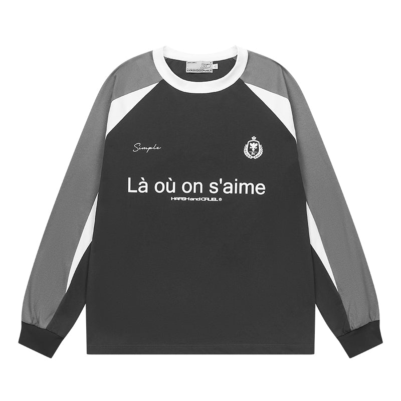 Harsh and Cruel Jersey Raglan Long Sleeve Tee