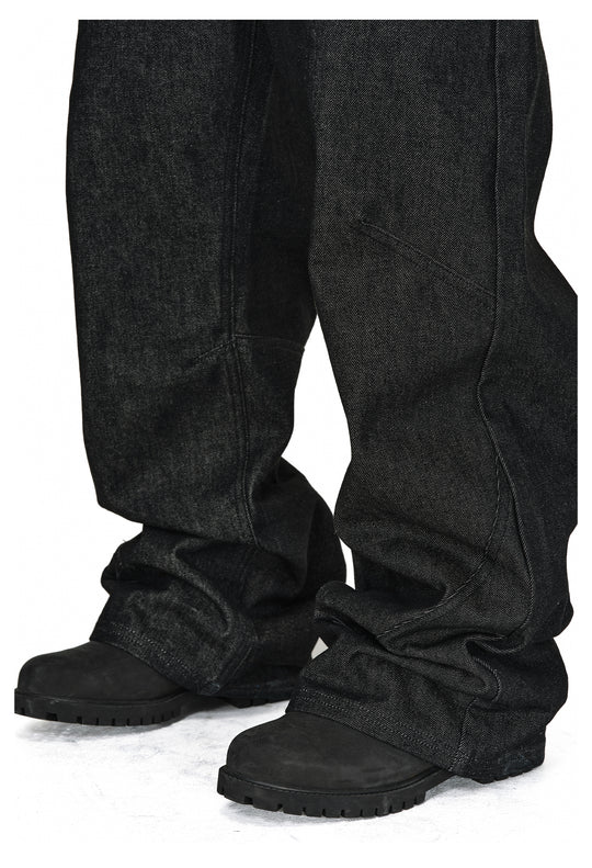 ANTIDOTE Studded Slash Pocket 3D Cut Jeans | Face 3 Face