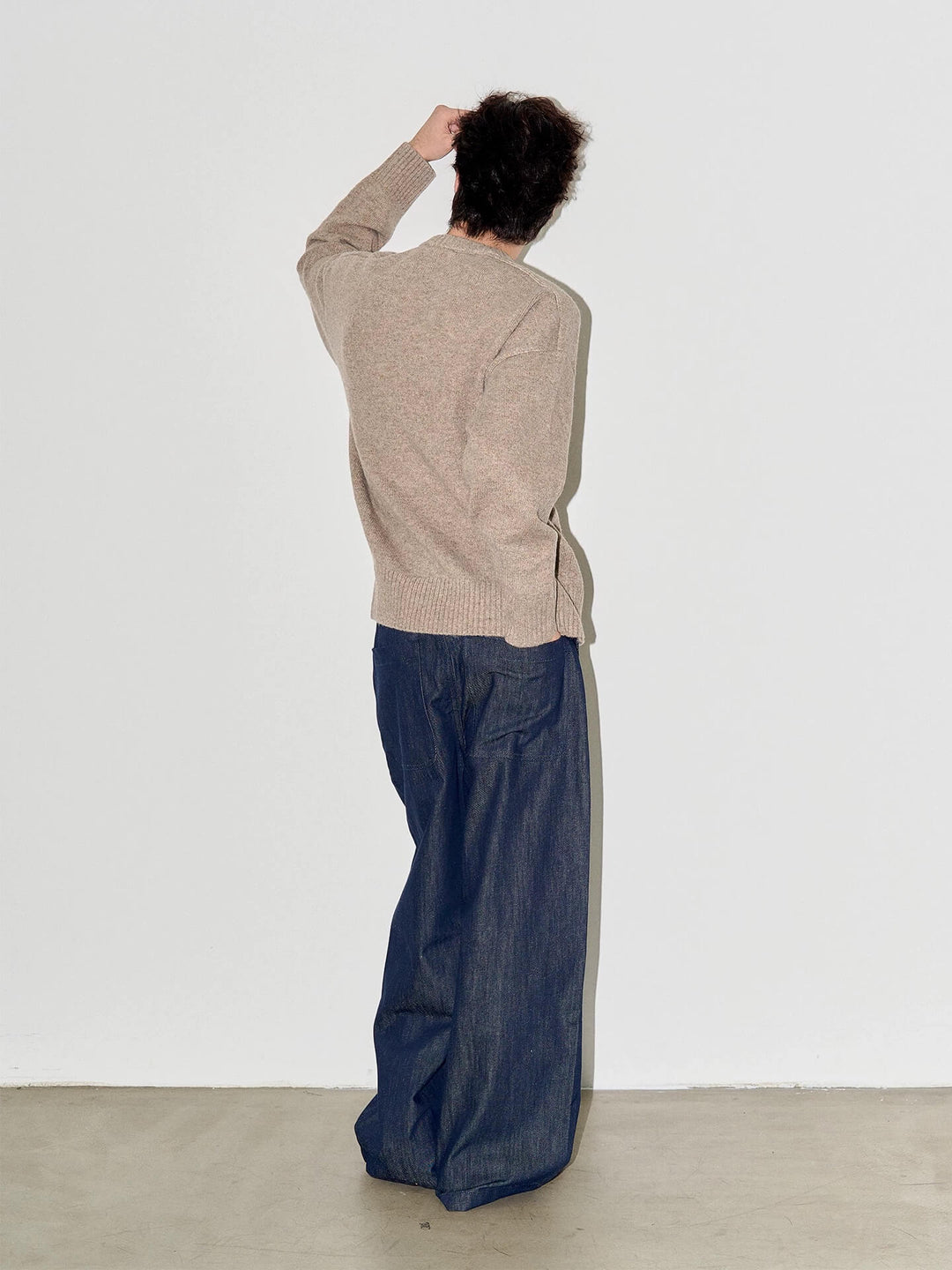 LIBERAFIT Raw Denim Pleated Dress Baggy Jeans | Face 3 Face