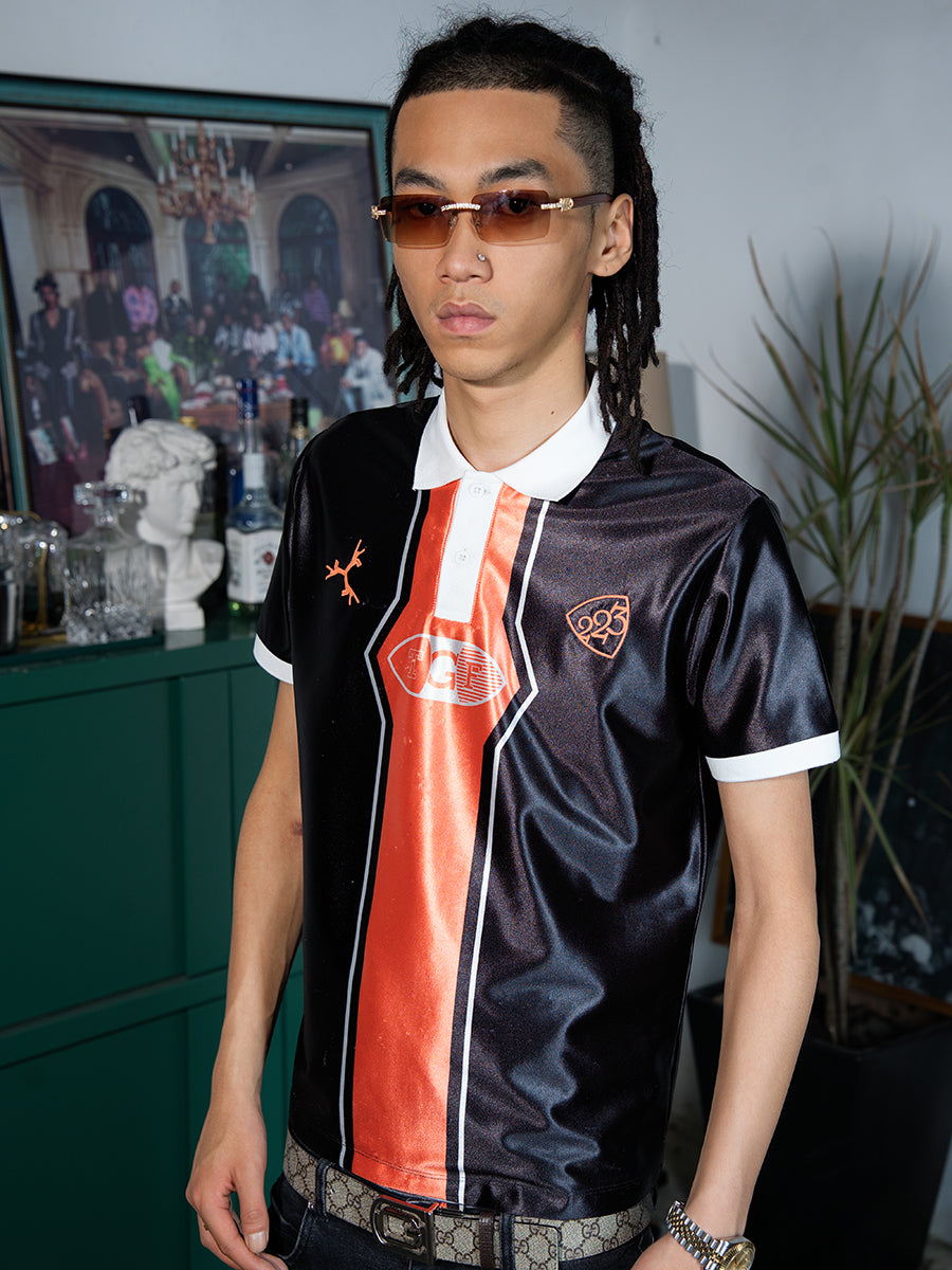 TGFCLUB Color Clashing Sports Fabric Soccer Jersey Polo | Face 3 Face