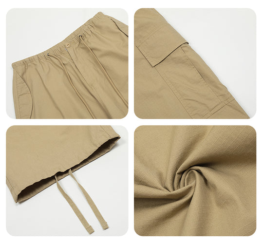 F3F Select Drawstring Ripstop Fabric Cargo Pants | Face 3 Face