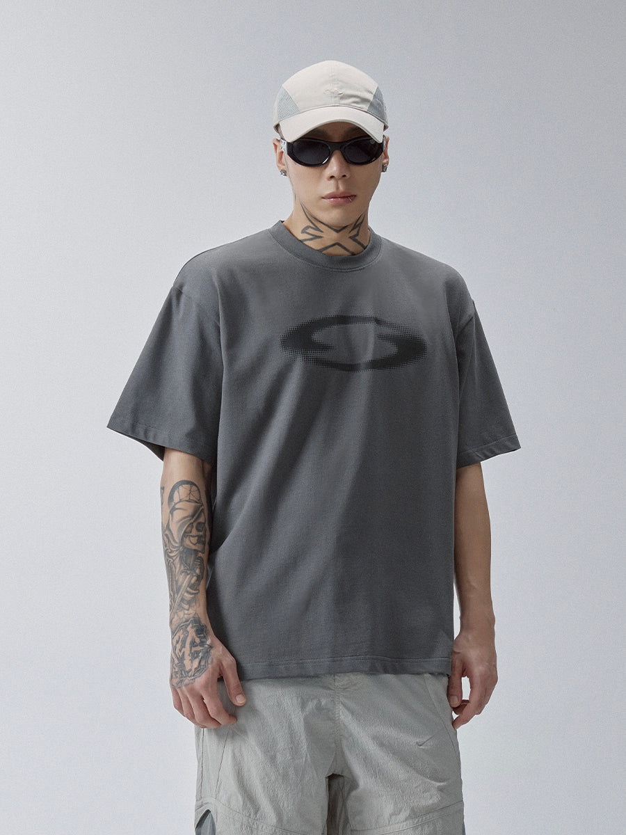 F2CE Basic Shadow Logo Printed Tee | Face 3 Face