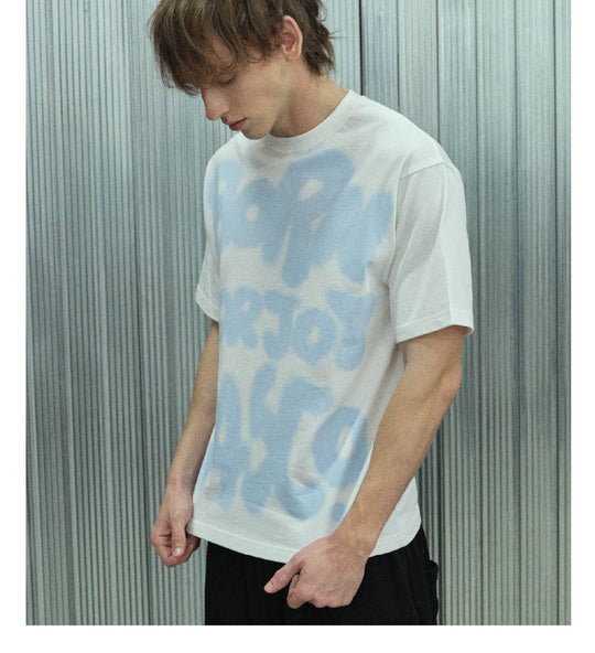 S45 Graffiti Letter Print Short Sleeve Tee | Face 3 Face