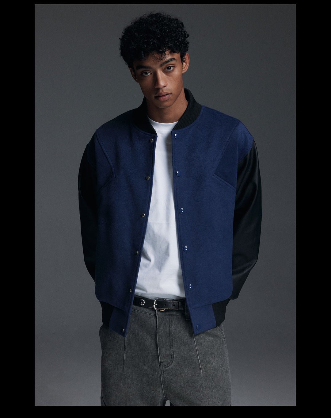 NOVACAM Patchwork Varsity Jacket | Face 3 Face