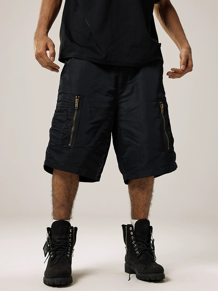 Remedy Multi Pocket Nylon Work Cargo Shorts | Face 3 Face