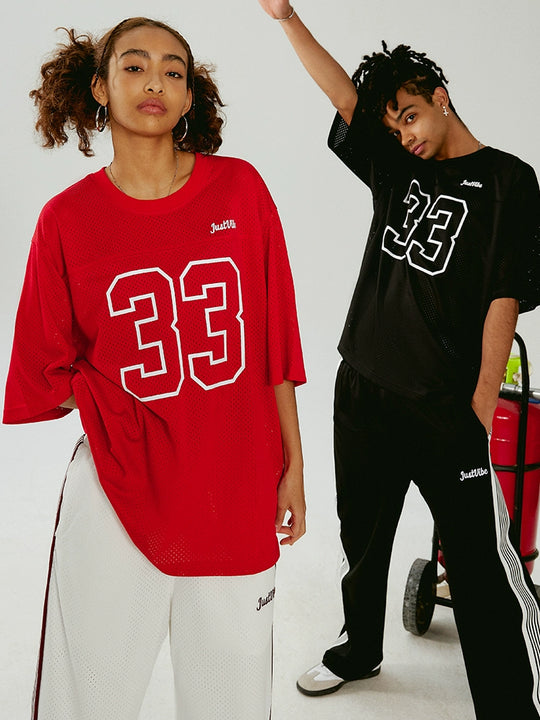 JUST VIBE 33 Numbered Mesh Hockey Jersey | Face 3 Face