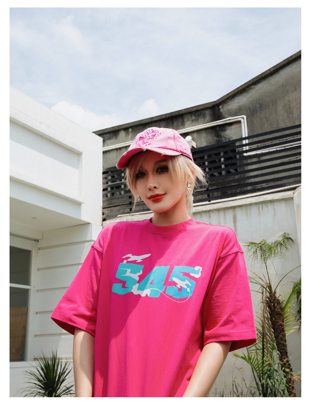 S45 Airplane Gradient Logo Tee | Face 3 Face