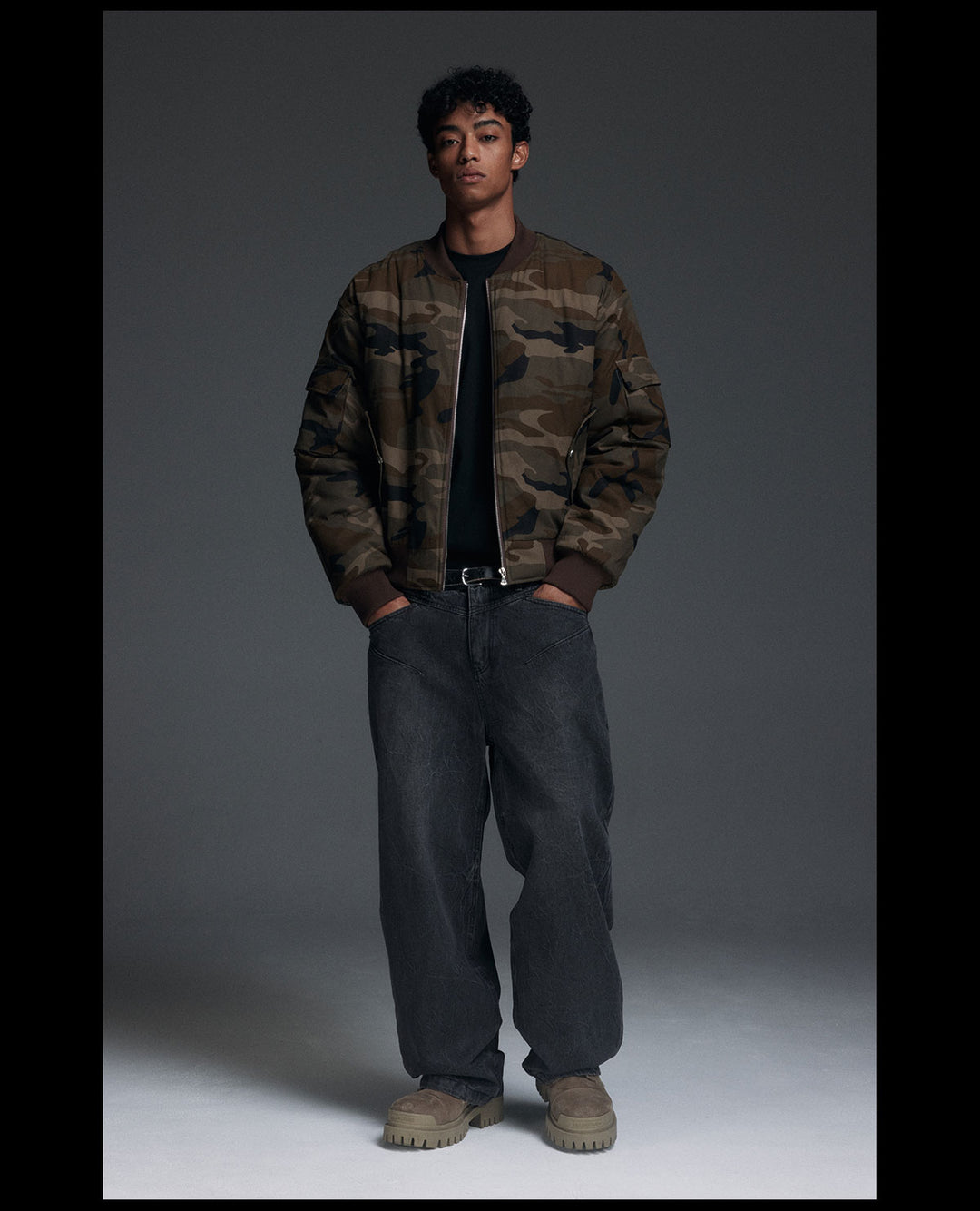 NOVACAM Camouflage MA-1 Military Jacket | Face 3 Face