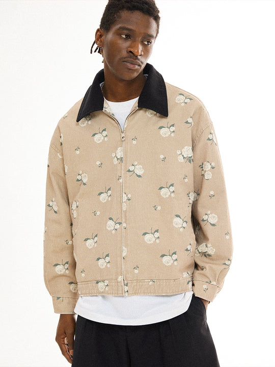 EMPTY REFERENCE Floral Print Detroit Jacket | Face 3 Face