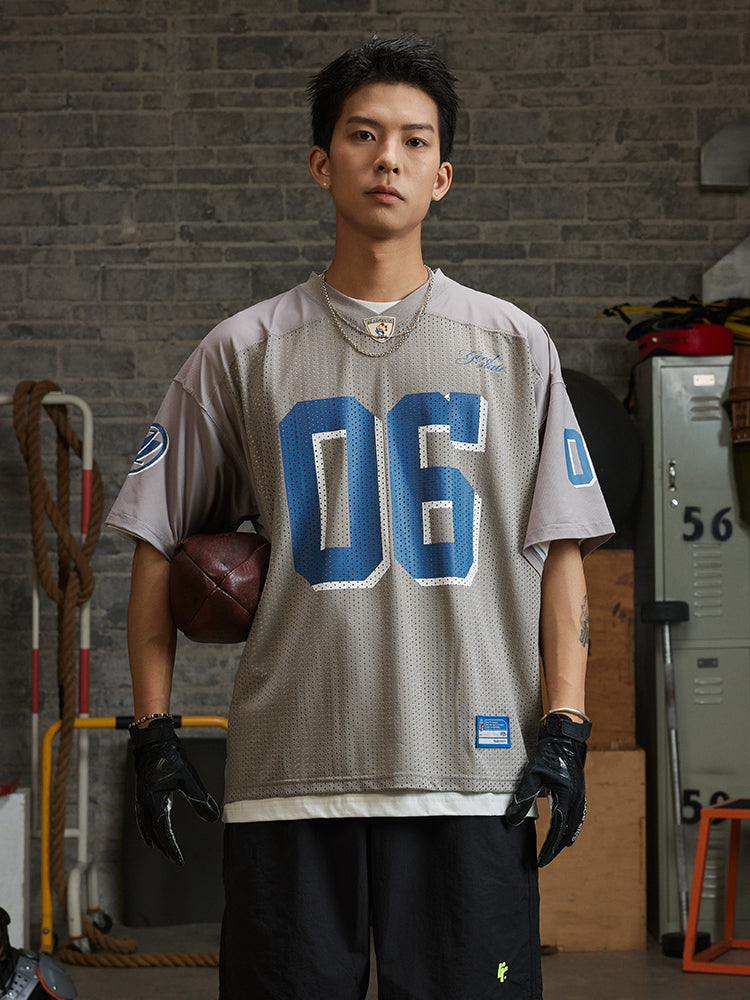 REAIMNESS Mesh Graffiti Rugby Jersey | Face 3 Face