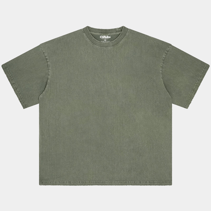 Cashrules / CHRULES Classic Vintage Stone Wash Tee | Face 3 Face
