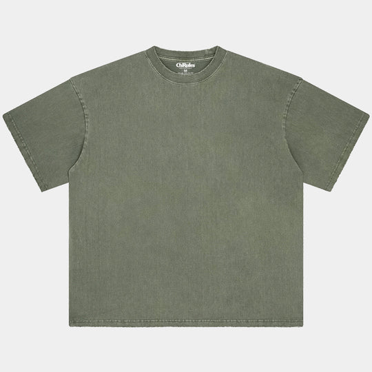 Cashrules / CHRULES Classic Vintage Stone Wash Tee | Face 3 Face