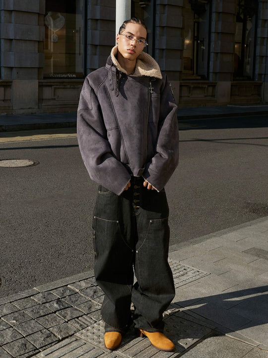 STEEPC Suede Shearling Jacket | Face 3 Face