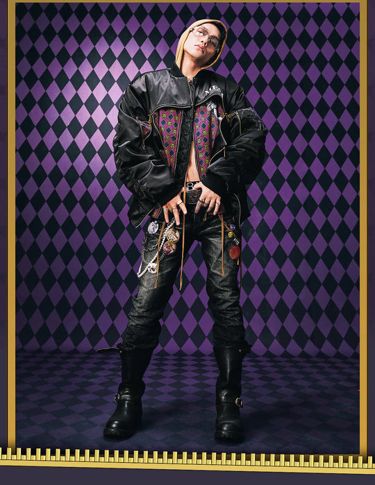 MEDM × JOJO Multi Zip Bomber Jacket | Face 3 Face