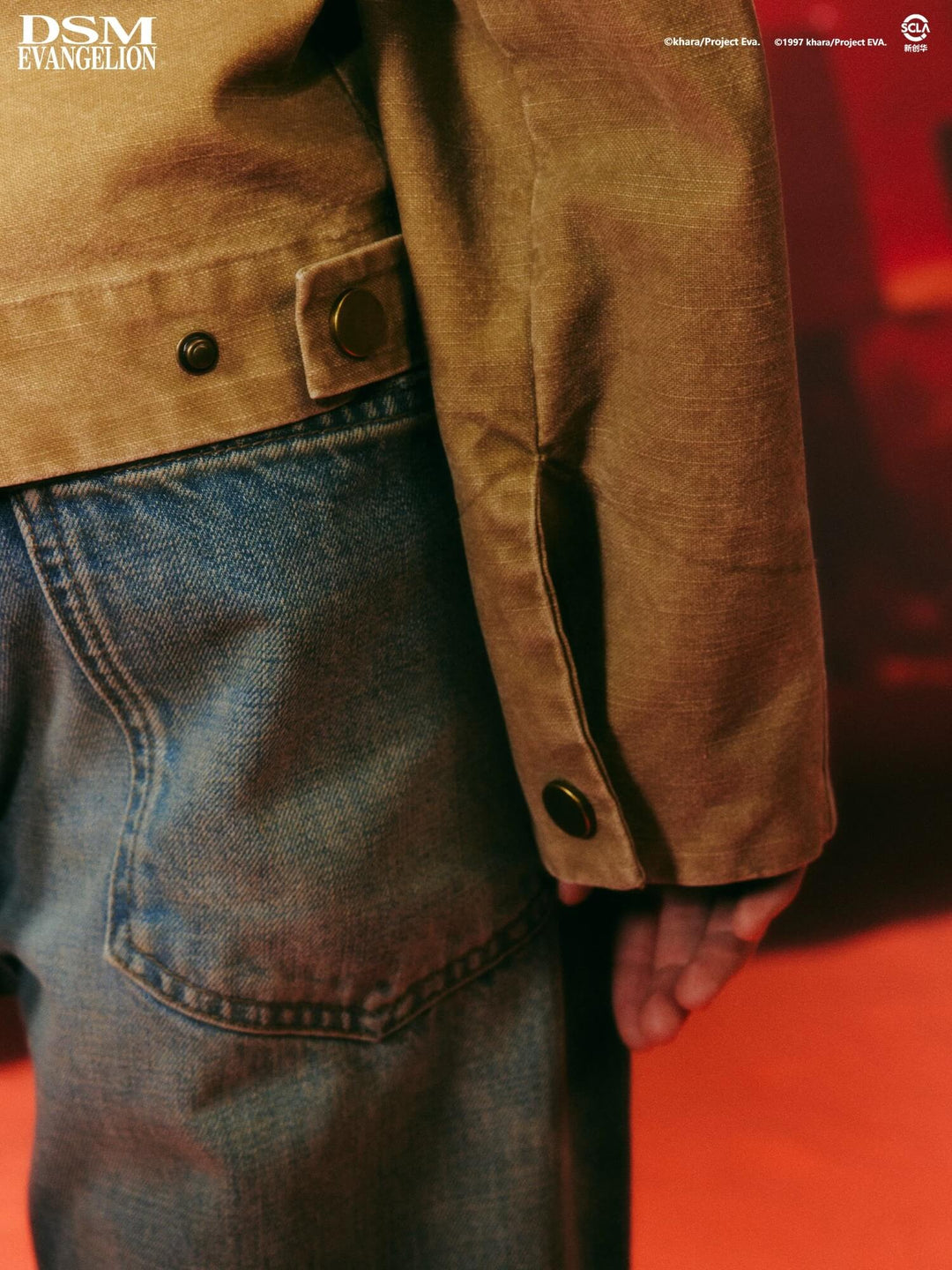 DSM x EVA Shinji and Rei Washed Detroit Jacket | Face 3 Face