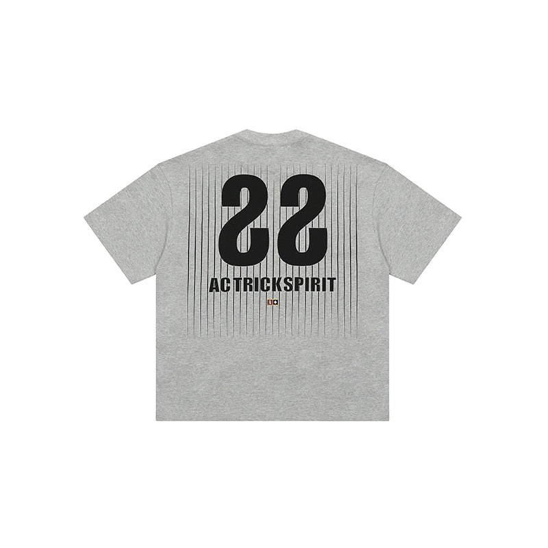 Achock Screen Stripe Print Tee | Face 3 Face