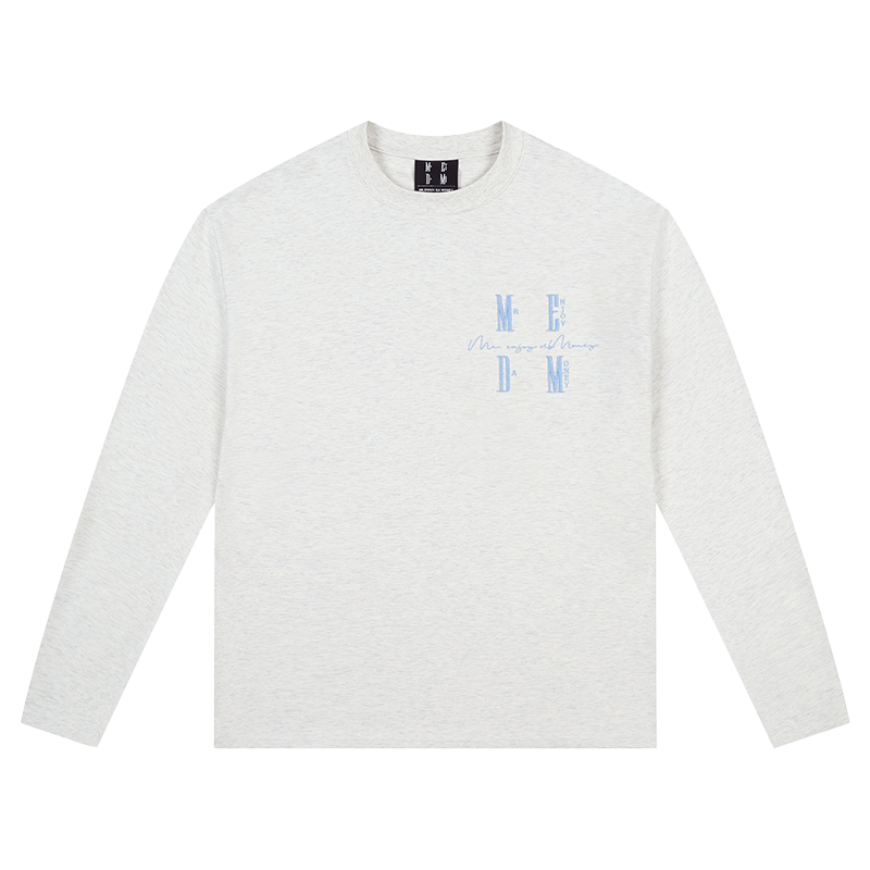 MEDM Basic Logo Comfort Temperature Long Sleeve Tee | Face 3 Face