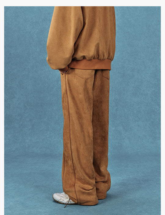 MEDM Suede Track Pants | Face 3 Face