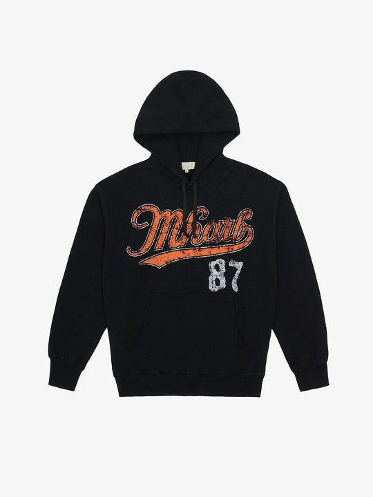 MHARF Black Vintage Printed Hoodie | Face 3 Face