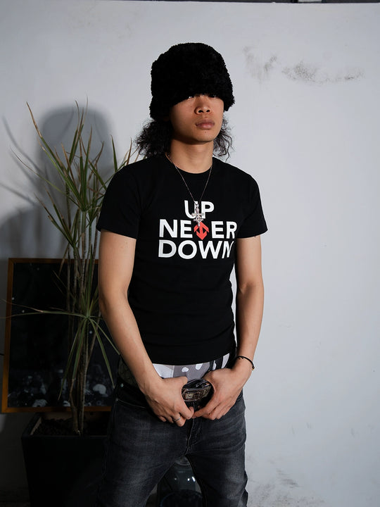 TGFCLUB UP NEVER DOWN Print Tee | Face 3 Face