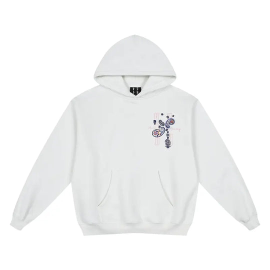 MEDM Ethnic Paisley Flower Embroidered Hoodie | Face 3 Face