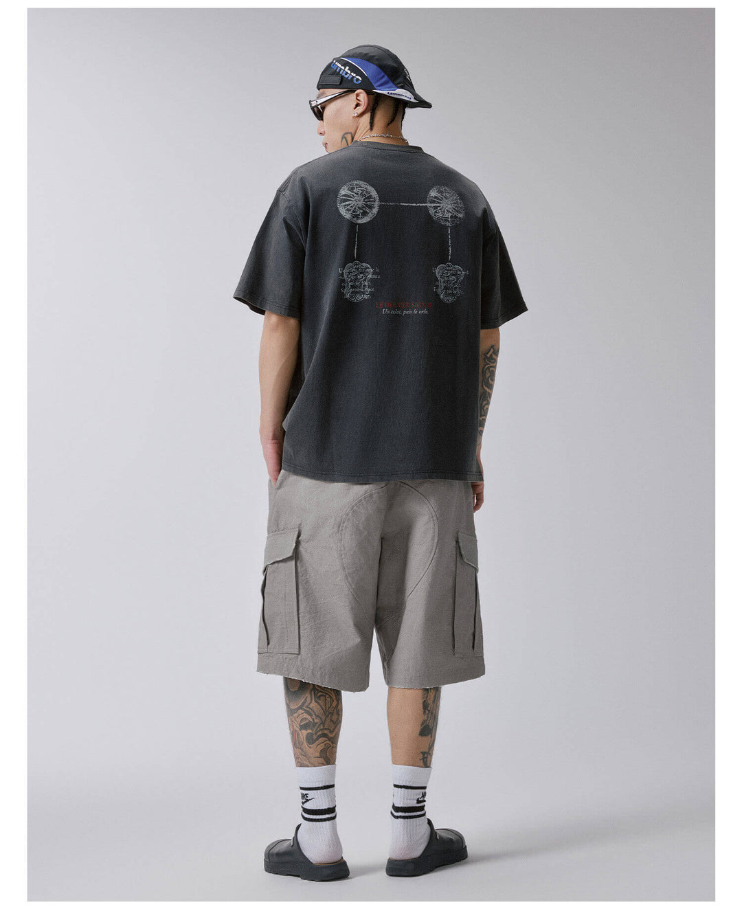 F2CE Cargo Pocket Distressed Baggy Shorts | Face 3 Face