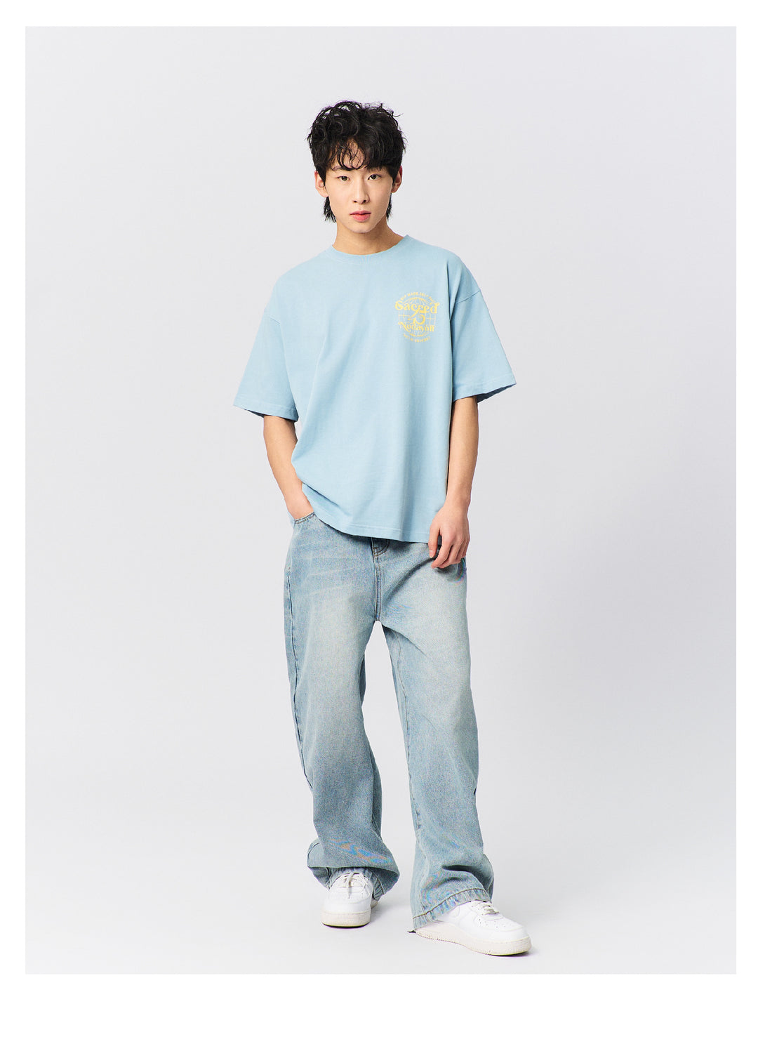 S45 New Earth Logo Printed Tee | Face 3 Face