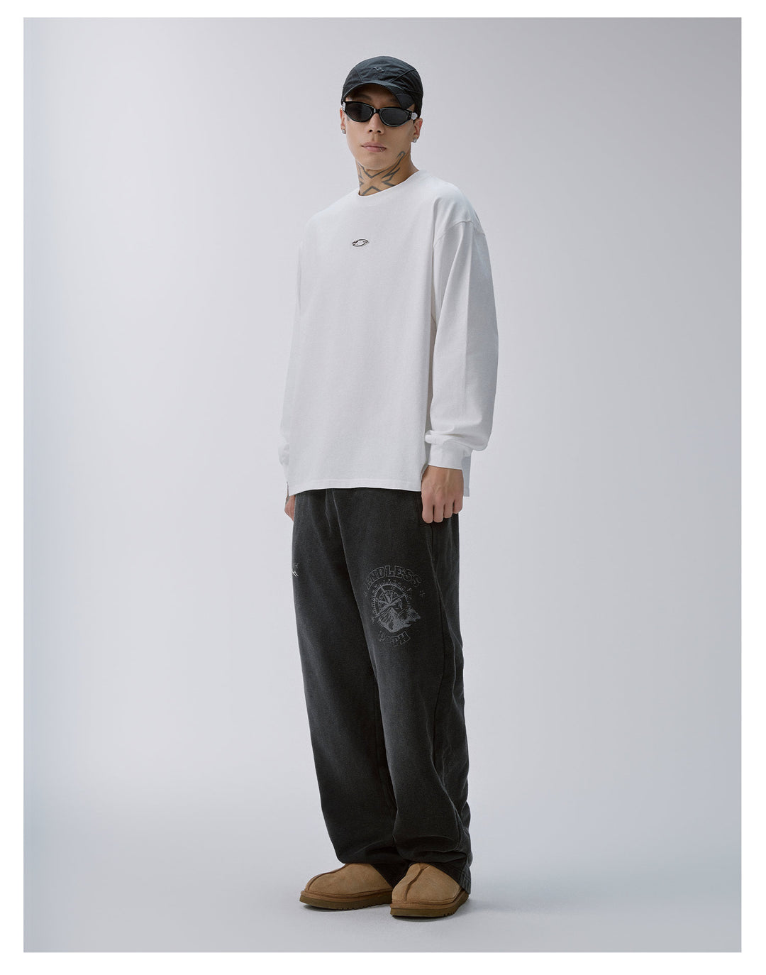 F2CE Washed Old Print Sweatpants | Face 3 Face