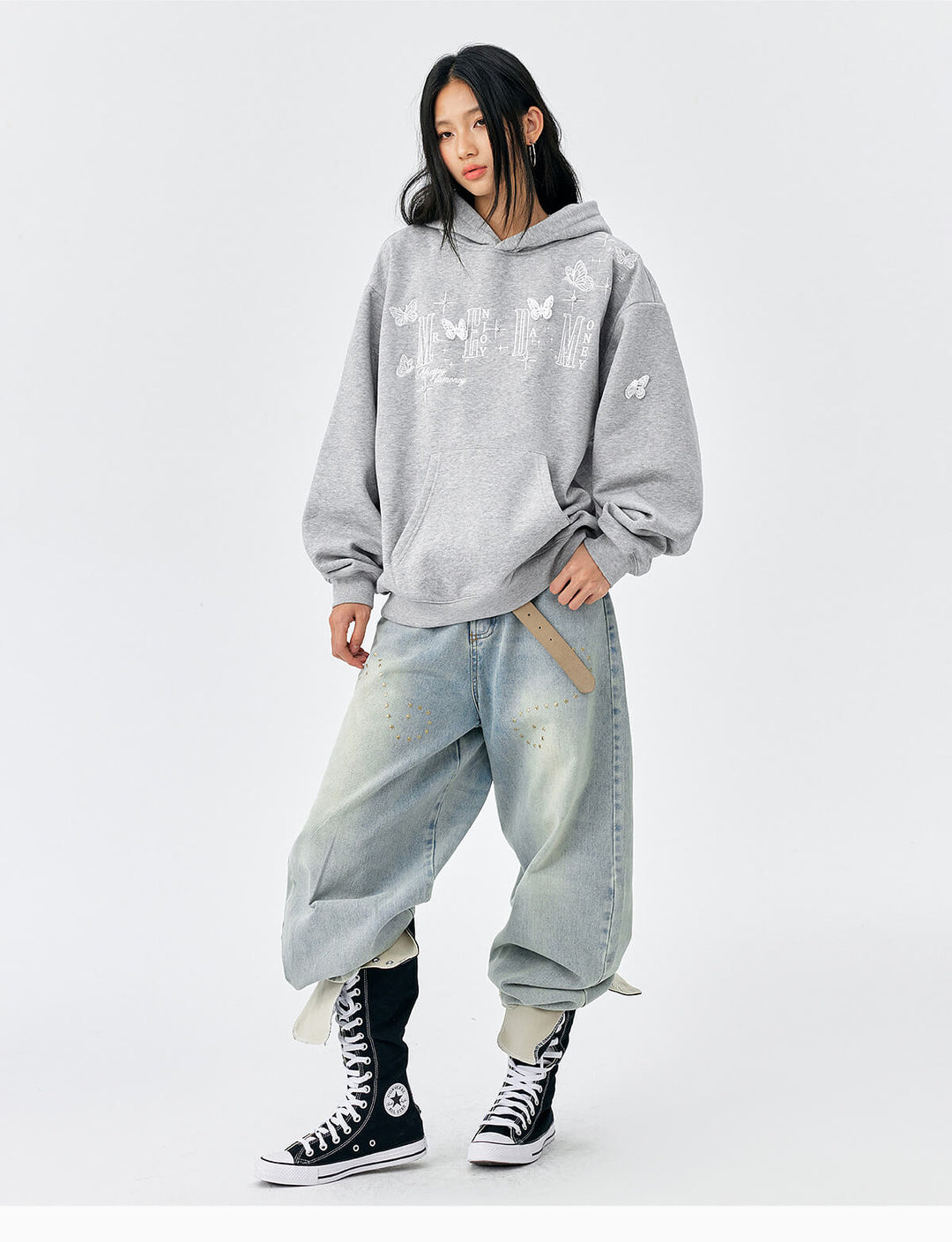 MEDM 3D Butterfly Logo Hoodie | Face 3 Face