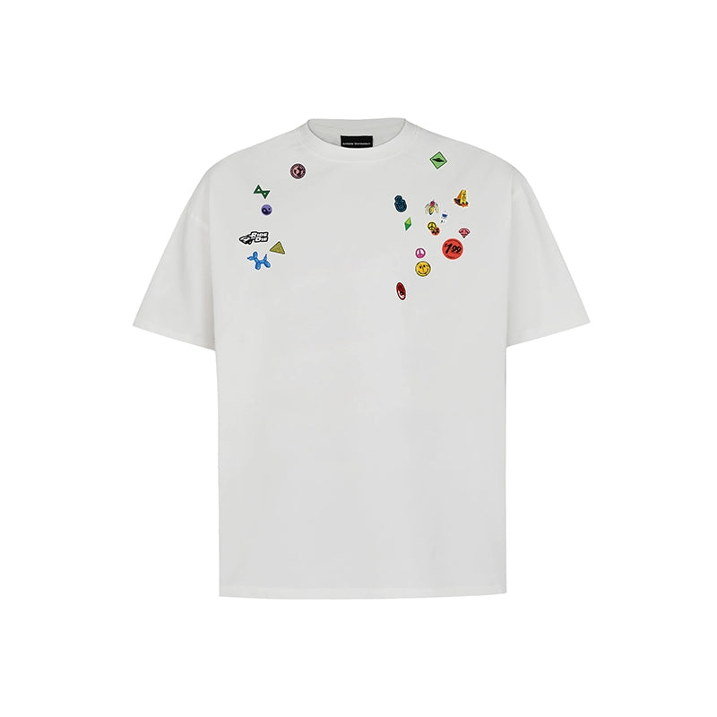 ANTIDOTE Sticker Print Washed Tee | Face 3 Face