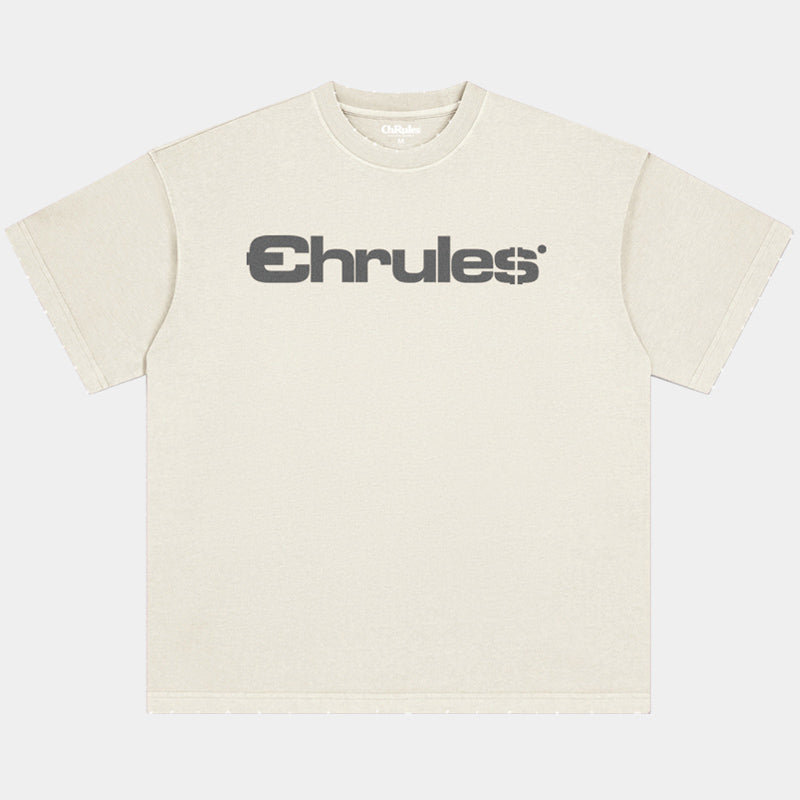 Cashrules / CHRULES Classic Stone Wash Logo Tee | Face 3 Face