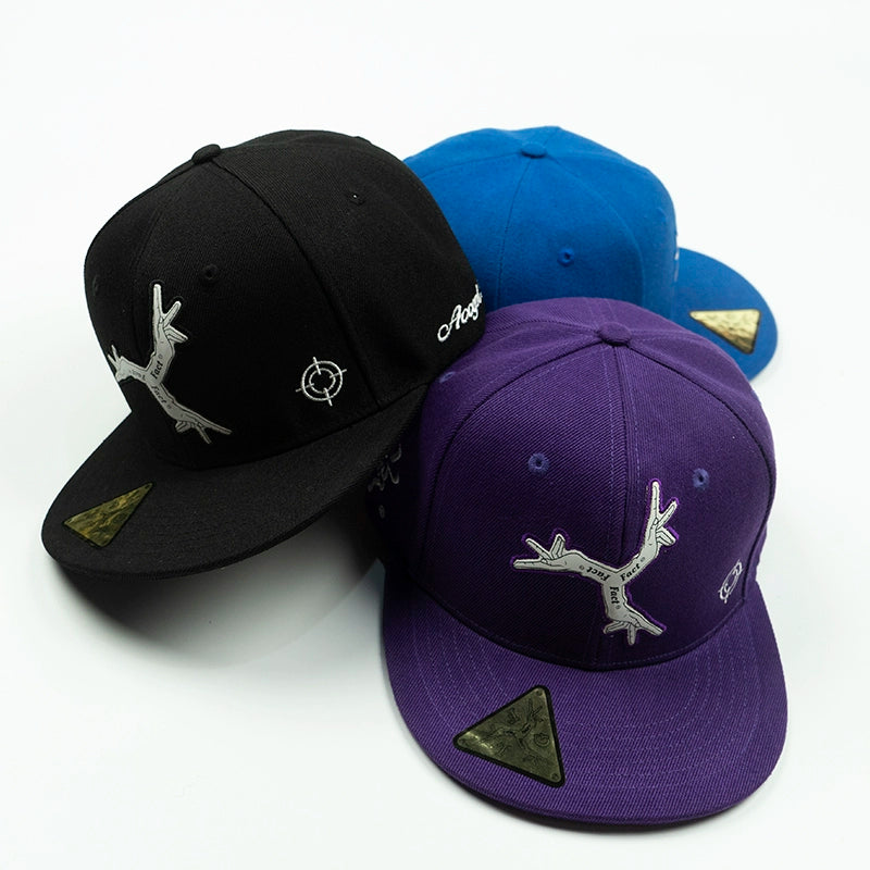 TGFCLUB Embroidered Flat Brim Baseball Cap | Face 3 Face