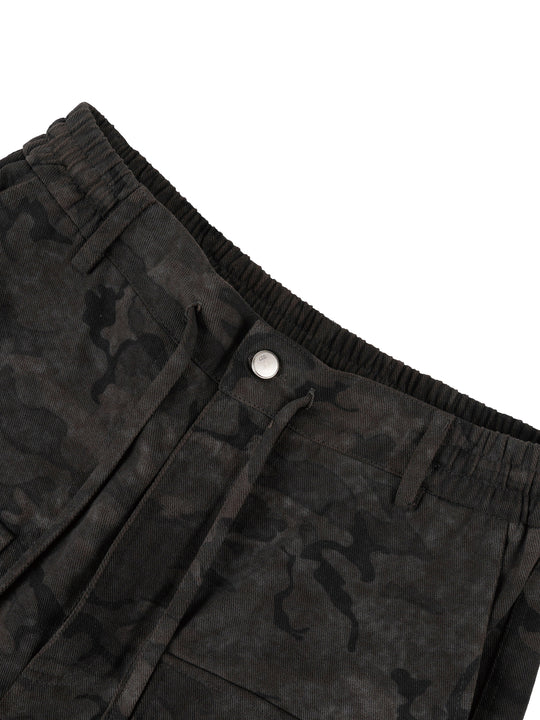 1807 Camouflage Multi Pocket Work Cargo Pants | Face 3 Face