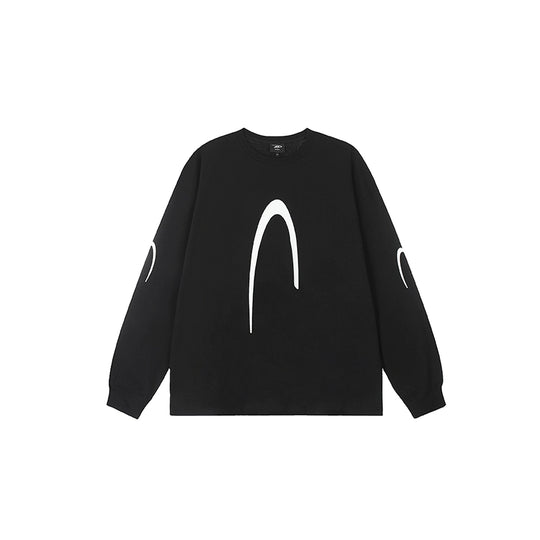 Achock Premium Logo Print Long Sleeve Tee | Face 3 Face
