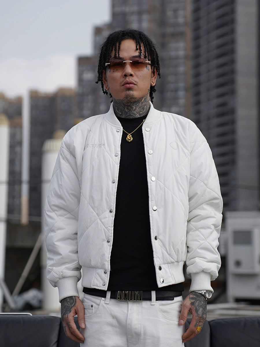 TGFCLUB Embroidered Quilted Jacket | Face 3 Face