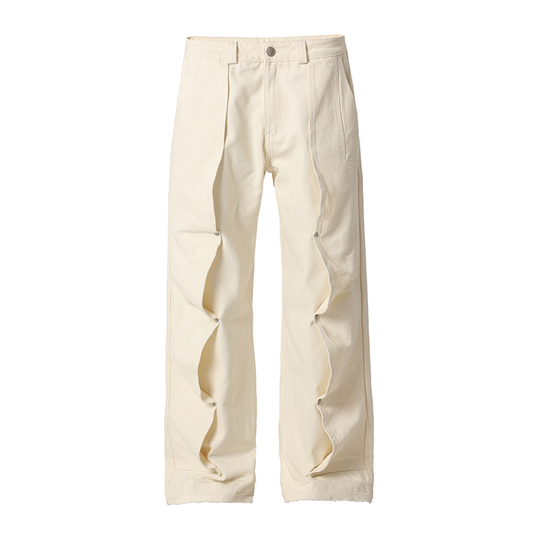 JHYQ Deconstructed Pleated Work Pants