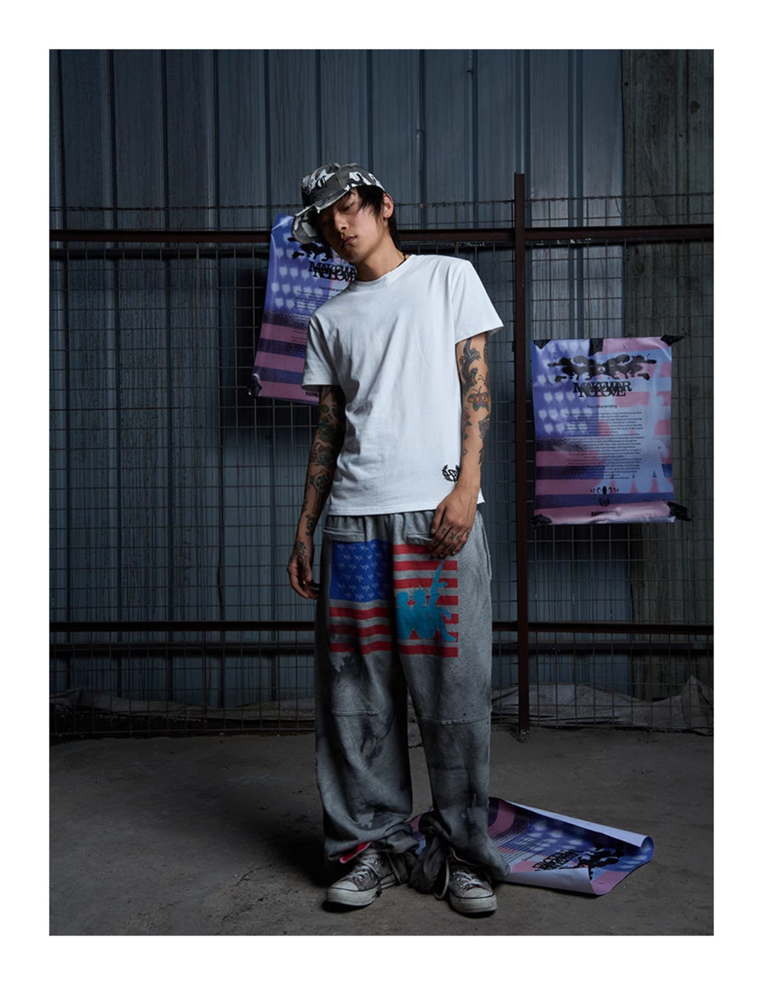 KARMANISTIC Karma Print Slim Tee | Face 3 Face