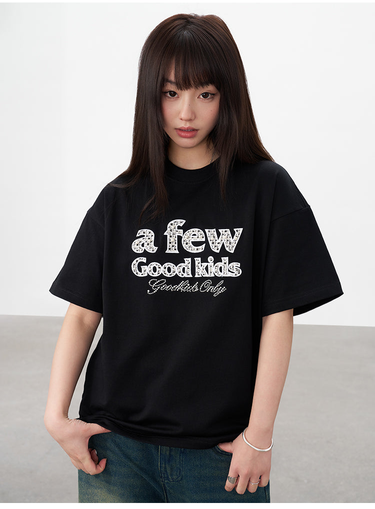 AFGK Pearl Patch Embroidered Tee | Face 3 Face