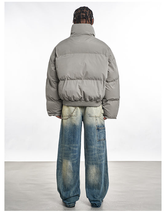 F3F Select Stand Up Collar Short Puffer Jacket | Face 3 Face