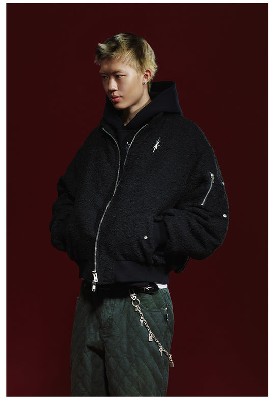 Remedy Textured MA-1 Bomber Jacket | Face 3 Face