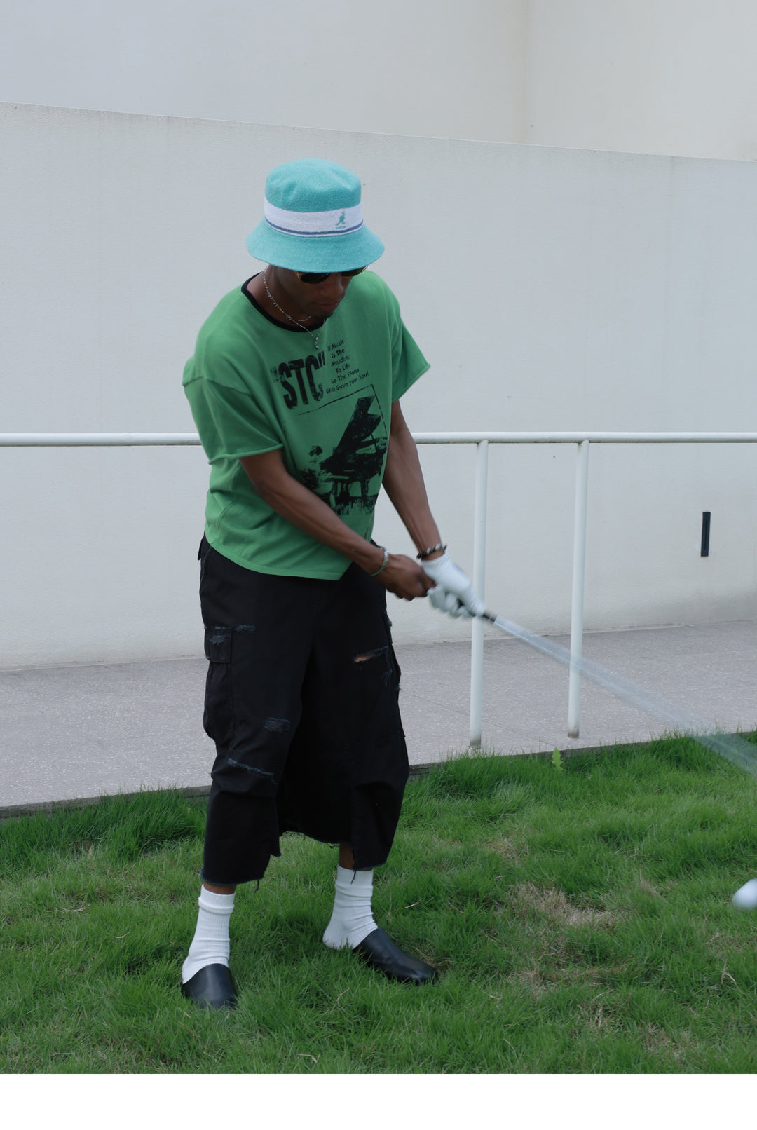 STEEPC Printed Boxy Knit Tee | Face 3 Face