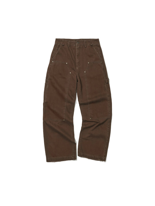 LIBERAFIT Washed Double Knee Work Pants | Face 3 Face