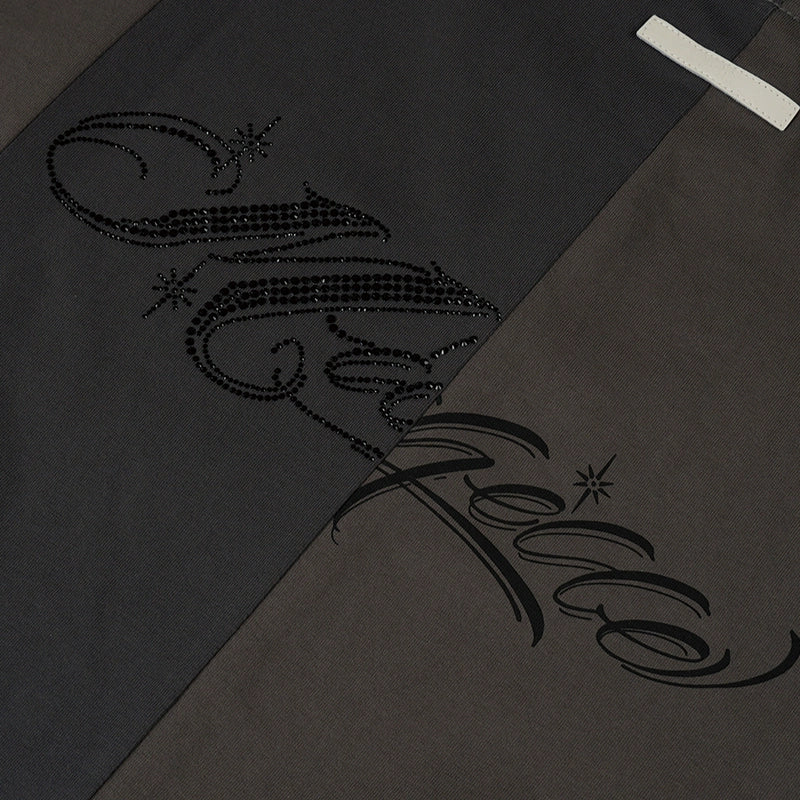 Labt Rhinestone Distressed Reconstructed Stripe Tee | Face 3 Face