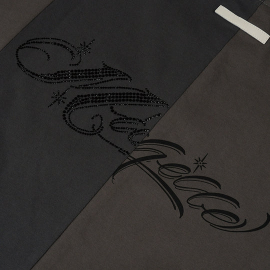 Labt Rhinestone Distressed Reconstructed Stripe Tee | Face 3 Face