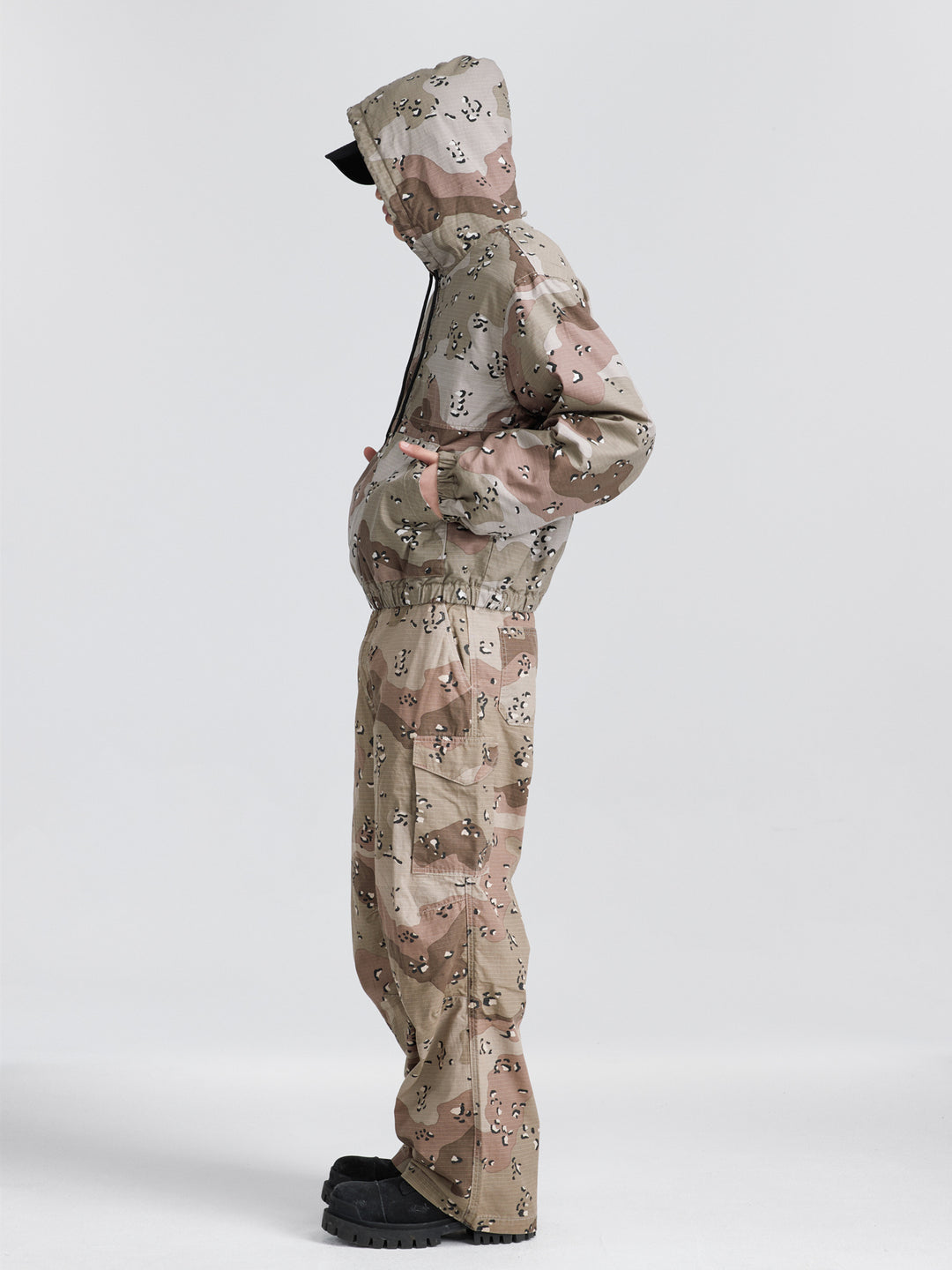 NOVACAM Camouflage Military Hooded Work Jacket | Face 3 Face