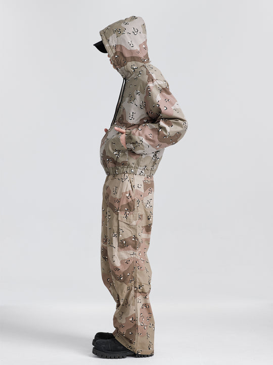 NOVACAM Camouflage Military Hooded Work Jacket | Face 3 Face