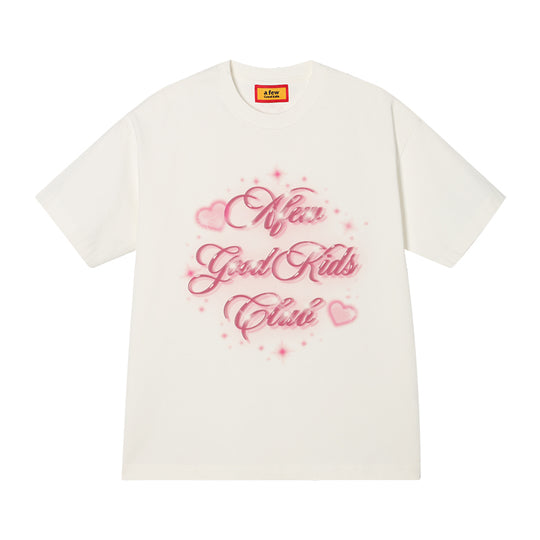 AFGK Swoosh Letter Love Print Tee