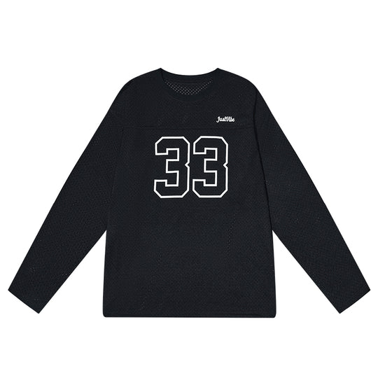 JUST VIBE 33 Numbering Printed Mesh Hockey Jersey | Face 3 Face